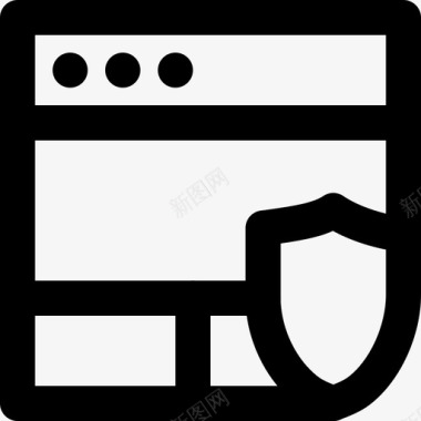 加密浏览器保护安全图标图标