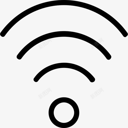 wifi互联网房屋图标svg_新图网 https://ixintu.com wifi 互联网 房屋