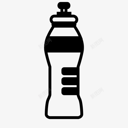 水瓶健身瓶运动瓶图标svg_新图网 https://ixintu.com 健身瓶 水瓶 运动游戏收藏 运动瓶