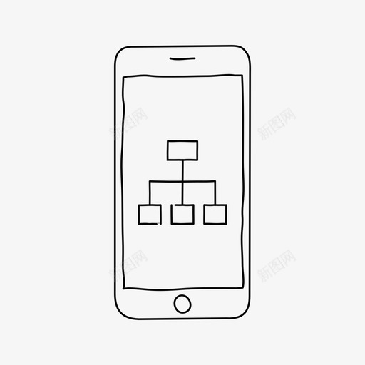 iphone站点地图图表设备图标svg_新图网 https://ixintu.com iphone站点地图 图表 屏幕 站点地图 设备