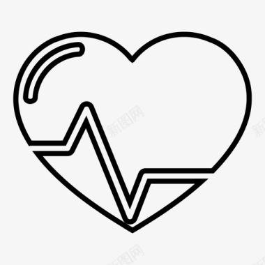 心跳药物脉搏图标图标