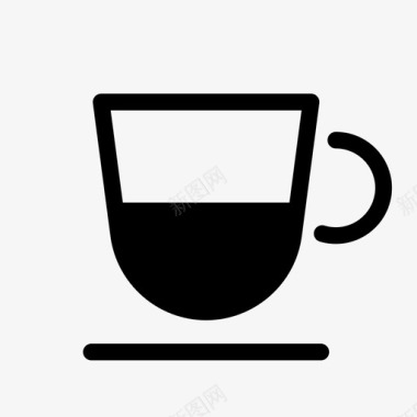 咖啡咖啡因杯子图标图标