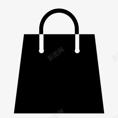 购物袋包装零售图标图标