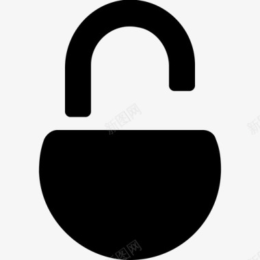 解锁挂锁安全图标图标
