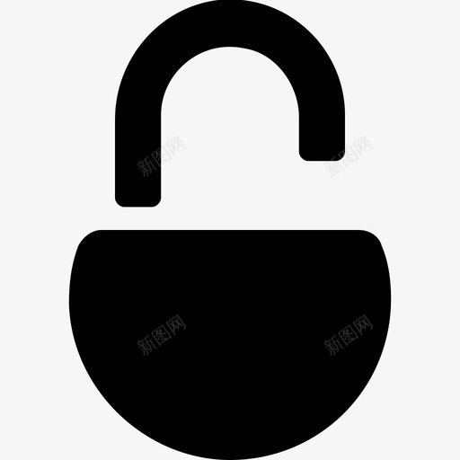 解锁挂锁安全图标svg_新图网 https://ixintu.com 安全 密码 挂锁 网络和用户界面图标 解锁 隐私
