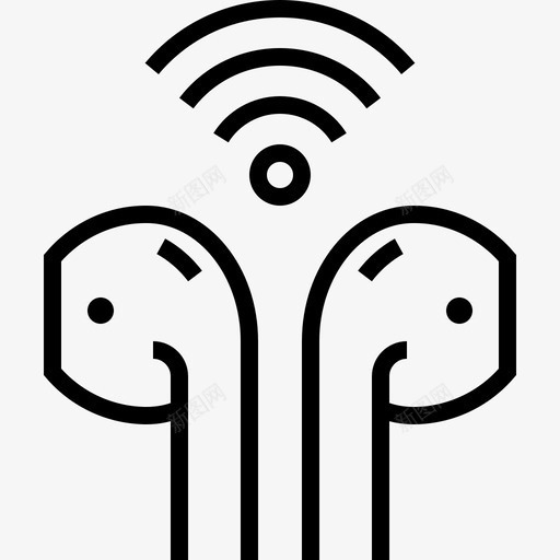 苹果airpods连接appleairpods连接耳机图标svg_新图网 https://ixintu.com appleairpods连接 无线 美味的苹果音乐 耳机 苹果airpods连接