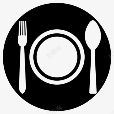 食物烹饪晚餐图标图标