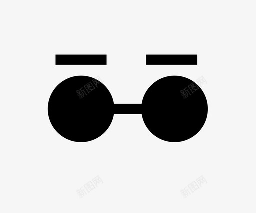 正常表情眼镜图标svg_新图网 https://ixintu.com 中性 太阳镜 正常 眼镜 表情 观看