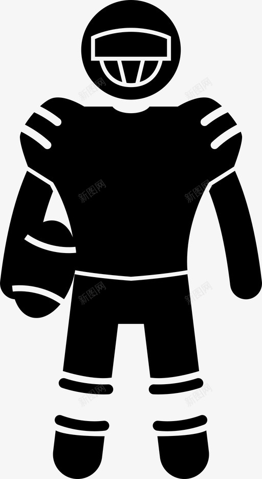 美式足球运动员运动员头盔图标svg_新图网 https://ixintu.com 人 头盔 美式足球运动员 运动 运动员 运动员运动