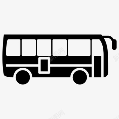 巴士城市巴士校车图标图标
