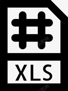 xls文档扩展名图标图标