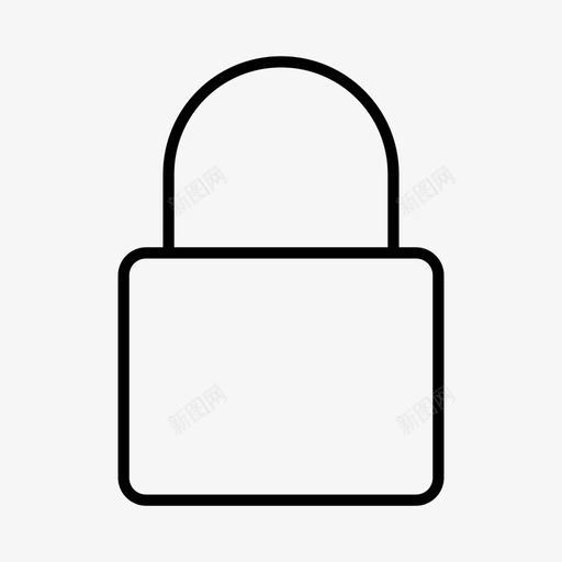 锁定专用用户界面图标svg_新图网 https://ixintu.com 专用 用户界面 锁定
