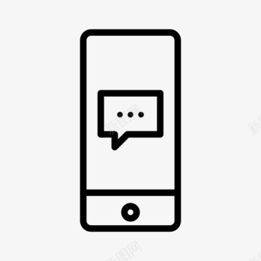iphone消息评论设备图标图标