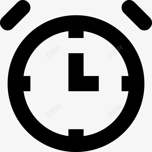 闹钟计时器手表图标svg_新图网 https://ixintu.com 手表 线路必备图标集 计时器 闹钟