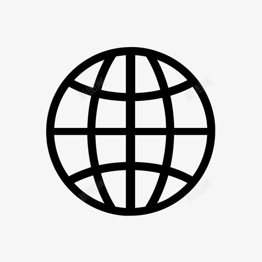 世界商业地球图标svg_新图网 https://ixintu.com 世界 互联网 商业 商业图标工具包 地球 球体