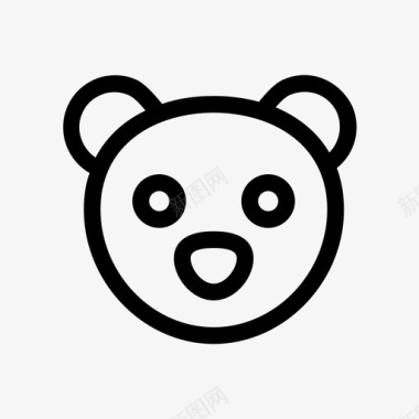 熊动物卡通图标图标
