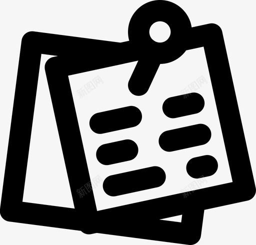 便笺商务办公桌图标svg_新图网 https://ixintu.com smashiconsofficemd大纲 便笺 办公室 办公桌 商务
