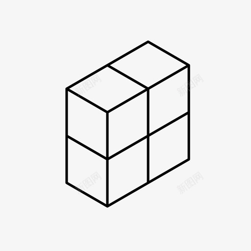 形状方块游戏图标svg_新图网 https://ixintu.com 俄罗斯方块 形状 方块 游戏