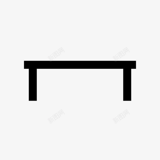 桌子长凳咖啡桌图标svg_新图网 https://ixintu.com 咖啡桌 家具 桌子 长凳