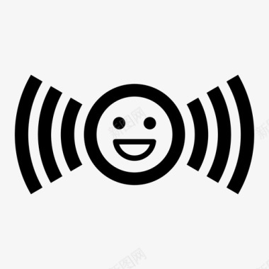 无线幸福免费wifi快乐图标图标
