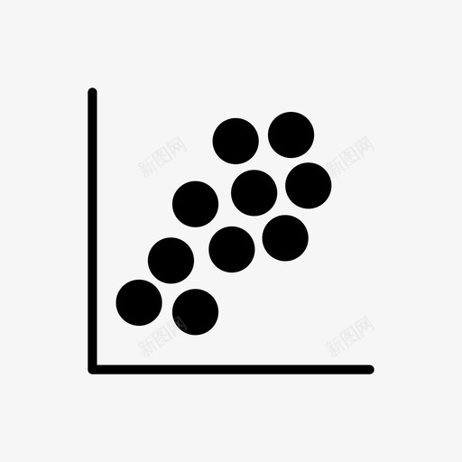 散点图图表信息图图标svg_新图网 https://ixintu.com 信息图 图表 散点图