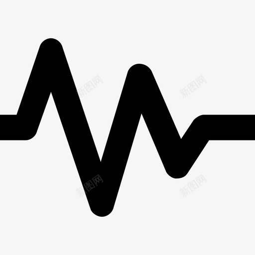 心跳心率生命线图标svg_新图网 https://ixintu.com 心率 心跳 搏动 生命线 线要素图标集 脉搏率