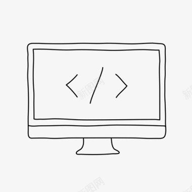桌面编码设备屏幕图标图标