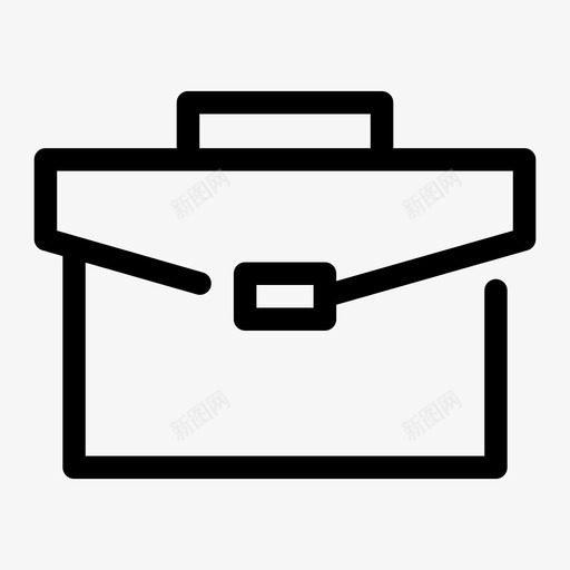 公文包书桌工作图标svg_新图网 https://ixintu.com portofolio 书桌 公文包 商务空白 工作 手提箱