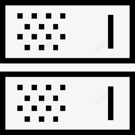 数据中心数据库主机图标svg_新图网 https://ixintu.com iosweb用户界面线图标 主机 数据中心 数据库 机架