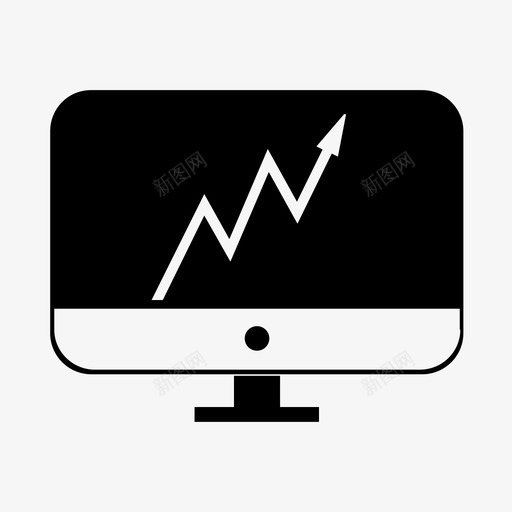 监控业务收益图标svg_新图网 https://ixintu.com 业务 报告 收益 生产力 生产力填充 监控 财务