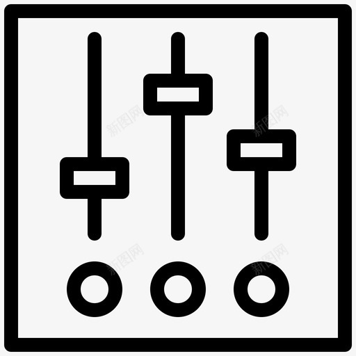 音响系统汽车控制图标svg_新图网 https://ixintu.com 控制 收音机 服务 汽车 汽车服务 设置 音响系统