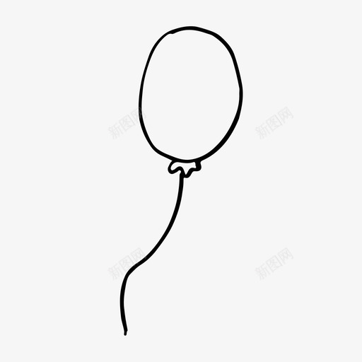 气球手绘插图图标svg_新图网 https://ixintu.com 手绘 插图 气球
