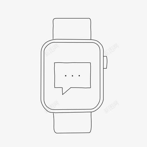 applewatch消息applewatch设备图标svg_新图网 https://ixintu.com applewatch applewatch消息 屏幕 设备