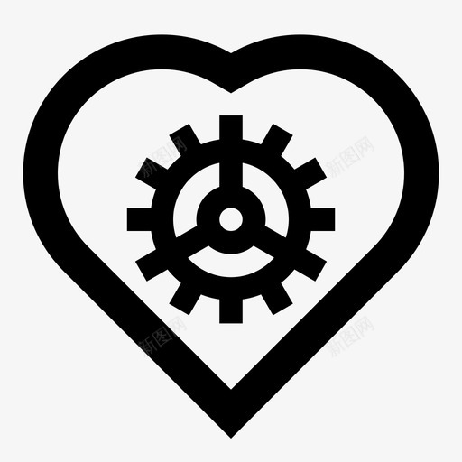 机器人爱人工感觉图标svg_新图网 https://ixintu.com 人工 感觉 有用的图标浪漫 机器人心脏 机器人爱 模仿