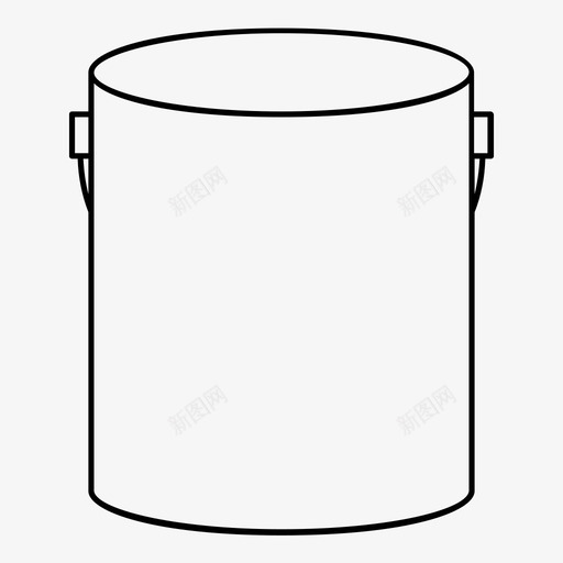 油漆罐设备房屋图标svg_新图网 https://ixintu.com 工具 房屋 油漆 油漆罐 设备