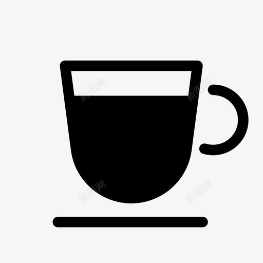 咖啡咖啡因杯子图标svg_新图网 https://ixintu.com 咖啡 咖啡因 杯子 浓缩咖啡 茶