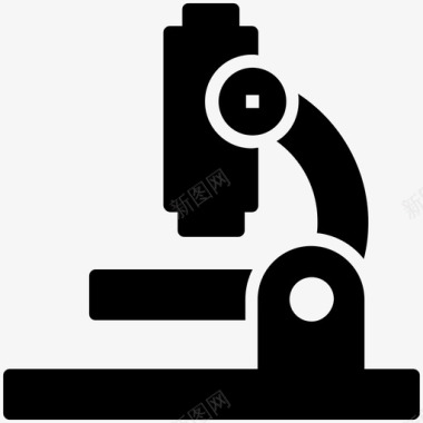 显微镜实验室医学图标图标