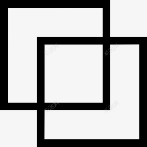 重叠分层叠加图标svg_新图网 https://ixintu.com 分层 叠加 正方形 重叠
