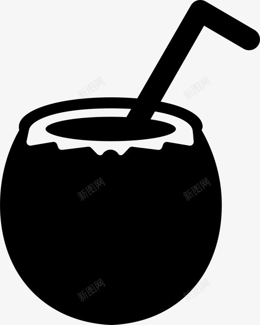 椰子椰子饮料椰子水图标svg_新图网 https://ixintu.com 椰子 椰子水 椰子食品 椰子饮料 食谱