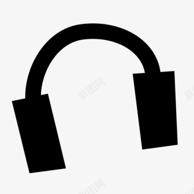 耳机aux音乐图标图标