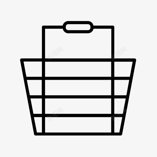 购物篮杂货图标svg_新图网 https://ixintu.com 杂货 购物篮