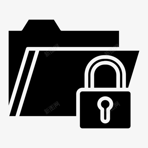 文件文件夹密码图标svg_新图网 https://ixintu.com web web开发卷3 密码 工具 文件 文件夹 解锁
