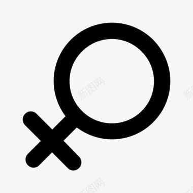 女性性别象征医学图标图标