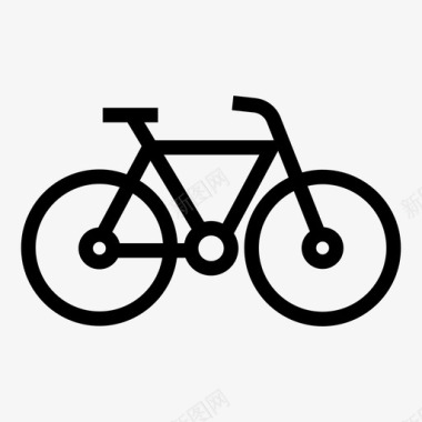 自行车城市自行车运动图标图标