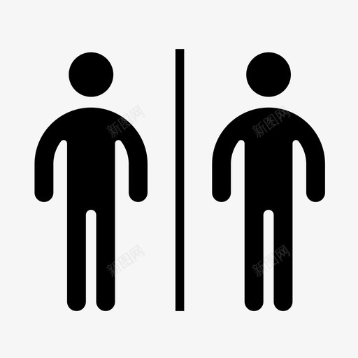 厕所浴室男人图标svg_新图网 https://ixintu.com 厕所 女人 浴室 男人 购物 需要