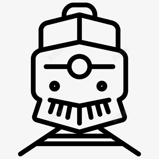 火车子弹头列车铁路图标svg_新图网 https://ixintu.com 子弹头列车 火车 火车引擎 运输 铁路