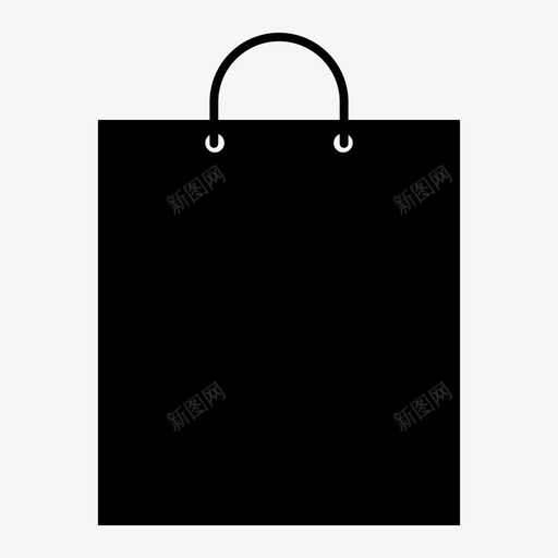 购物袋纸袋袋子图标svg_新图网 https://ixintu.com 纸袋 袋子 购物袋