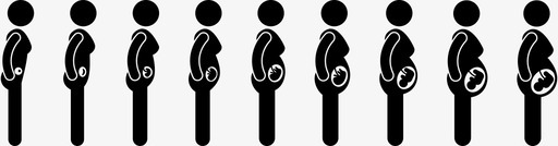 怀孕过程婴儿胎儿图标svg_新图网 https://ixintu.com 妇女 婴儿 怀孕 怀孕的婴儿 怀孕过程 成长中 胎儿