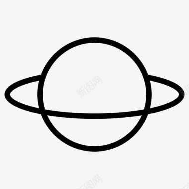 行星土星宇宙图标图标