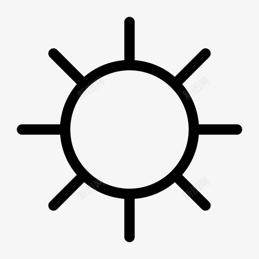 太阳alt代码日光图标svg_新图网 https://ixintu.com alt15 alt代码 太阳 日光 符号